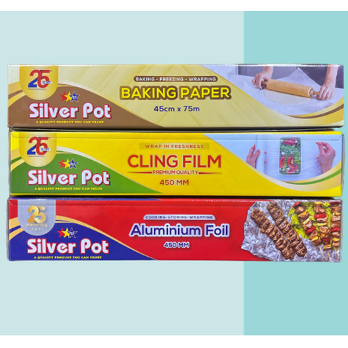 Alum. Foil, Cling Film & Baking Paper