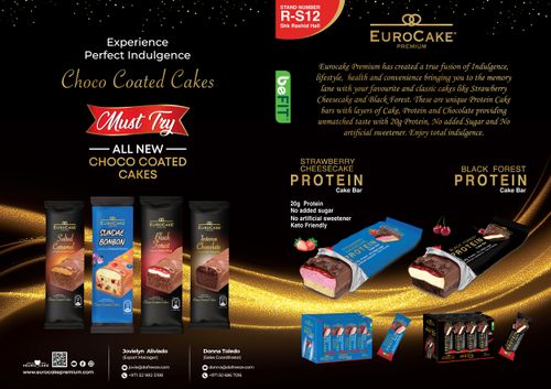 Eurocake Premium Coated Cakes and Protein Cake Bar