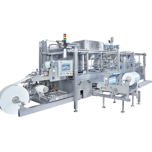 Form-Fill-Seal machine for easy-snap PP or PET multipack cups production