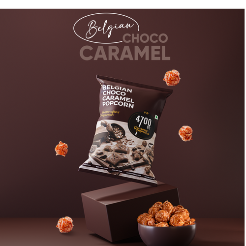 4700BC Belgian Choco Caramel Gourmet Popcorn