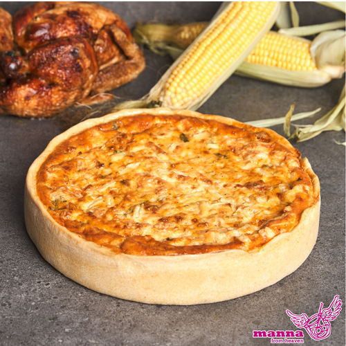 Free Range Chicken and Leek Quiche - Halal