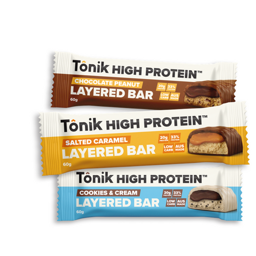 Tonik High Protein Layered Bars