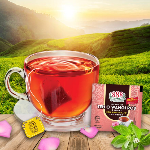 888 Rose Scented Tea - with Stevia Extract