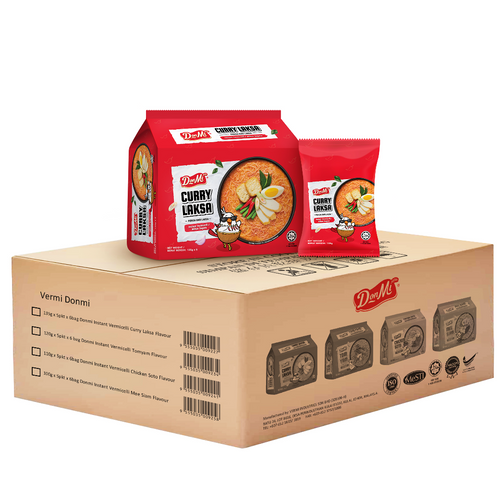 Donmi Brand Instant Vermicelli Curry Laksa Flavour