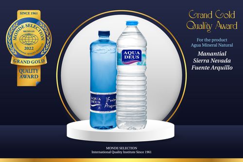 Aquadeus bottled waters, among the best in the world for quality.