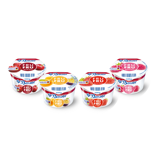 Bauer Fru Fru 0.1% Fat Yoghurt 100g