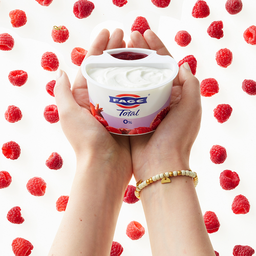 FAGE Total Split Cup Raspberry & Pomegranate Greek Strained Yoghurt