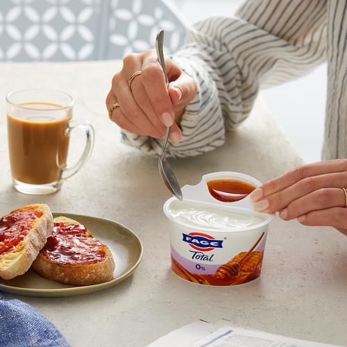 FAGE Total Split Cup Honey Greek Strained Yoghurt 150g Gulfood 2025