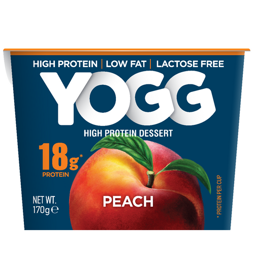 YOGG Peach High Protein Yogurt