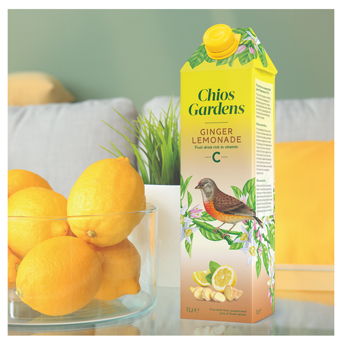 CHIOS GARDENS DRINK LEMONADE GINGER 1L