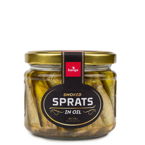 Smoked sprats in oil 250g