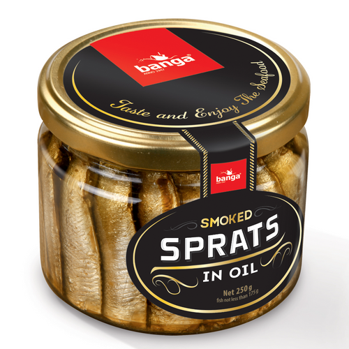 Smoked sprats in oil 250g