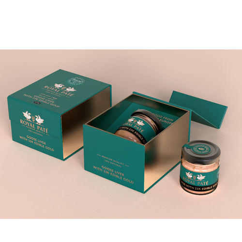 The Goose Liver with 23k edible gold Gulfood 2025