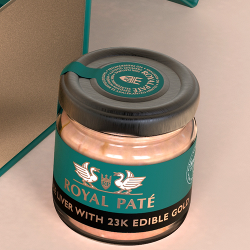 The Goose Liver with 23k edible gold Gulfood 2025