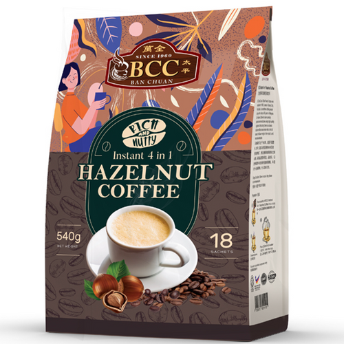 BCC 4 IN 1 HAZELNUT COFFEE