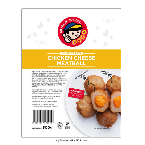 DODO CHICKEN CHEESE MEATBALL