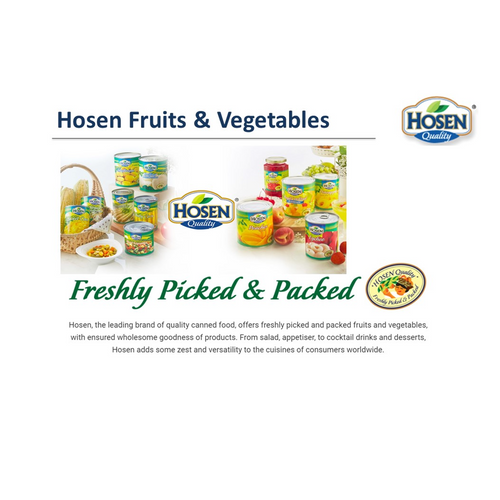 Hosen Brand Canned Food - Gulfood 2025