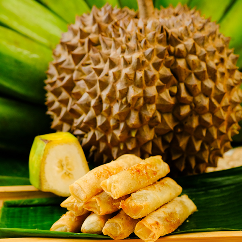 Golden Saba Turonitos with Durian