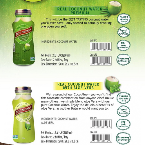 Taste Nirvana Coconut Water Gulfood 2024