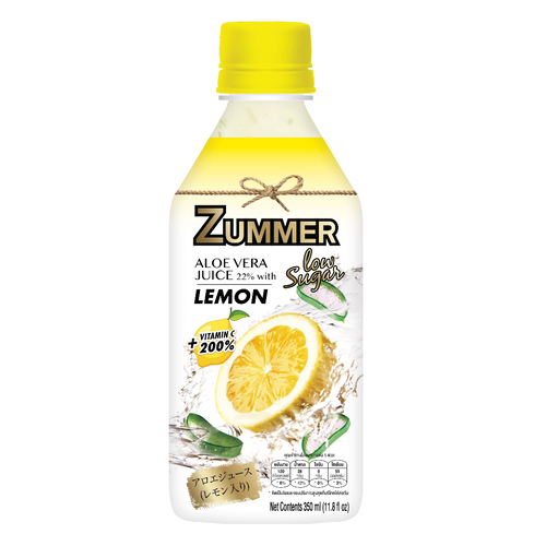 Zummer Aloe vera juice drinks with Lemon juice and Vitamin C