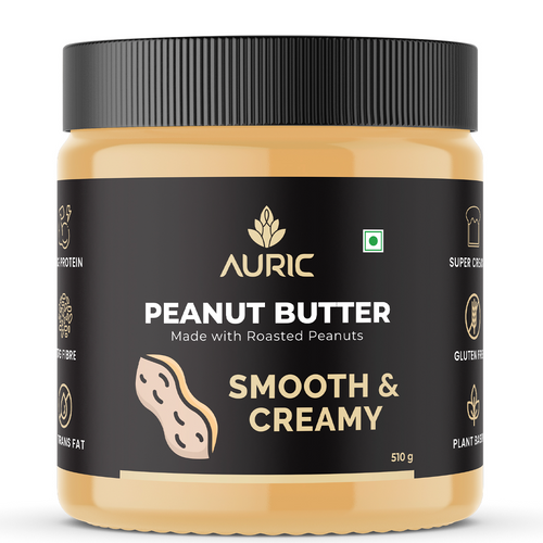 Auric Creamy Peanut Butter 510g