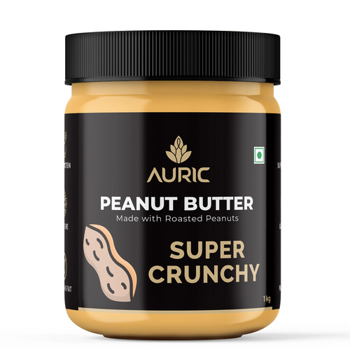 Auric Peanut Butter Crunchy 1 KG