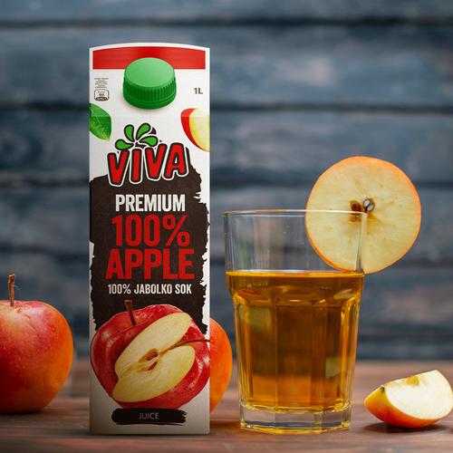 Viva 100% Apple juice 1l