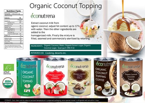 Coconut Topping with flavors