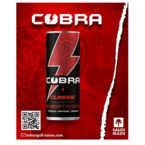 Cobra energy drink Gulfood 2025