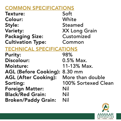 1121 Basmati Steamed Rice Gulfood 2025