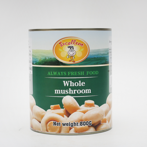 canned whole mushroom