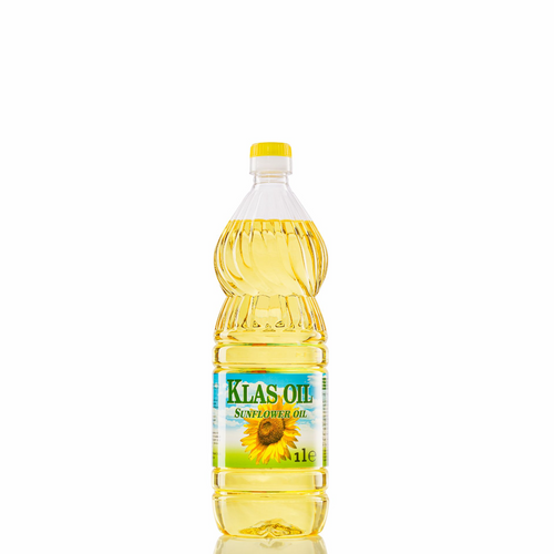 Refined  100% sunflower oil  in PET bottles 1 liter