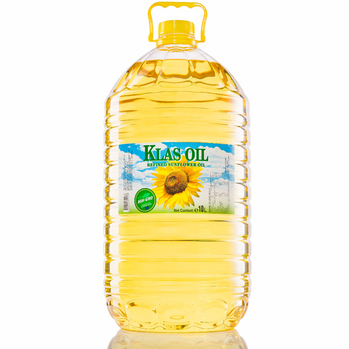 Refined 100% sunflower oil 10 liters PET bottle