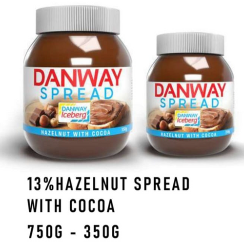 LibanJus - Danway Iceberg - Hazelnut Spread with Cocoa 750g