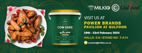 Milkio Foods to Showcase Excellence in Grass-fed Ghee at Gulfood Dubai