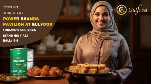 Milkio Foods is poised to ignite Gulfood 2024 with its expertise in grass-fed ghee.