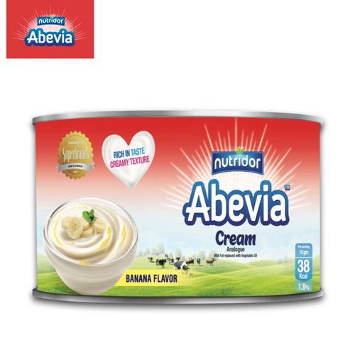 Abevia Cream Analogue with Banana Flavor 155g (Easy Open)