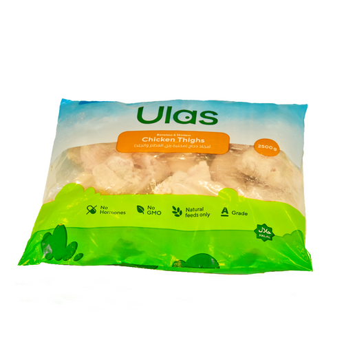 Thigh meat boneless skinless packaged 2.5kg polybag