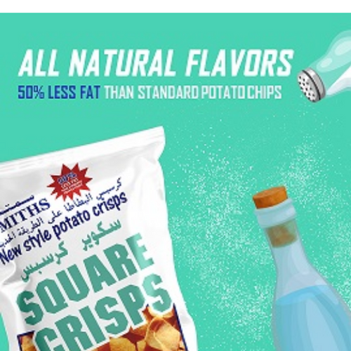 SQUARE CRISPS SALT & VINEGAR