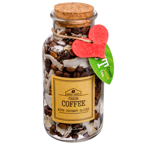 Roasted coffee beans with coconut 180g