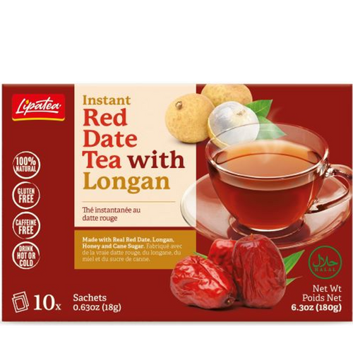 Lipatea Instant Red Date Tea with Longan