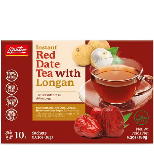 Lipatea Instant Red Date Tea with Longan