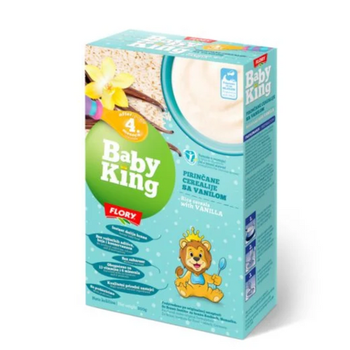 Baby rice cereals with milk