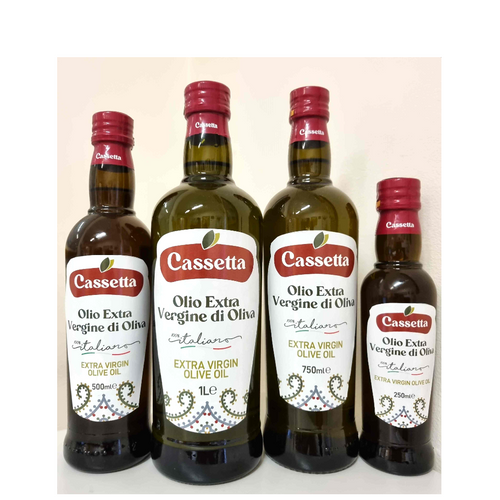 100% Italian Extra Virgin olive oil 