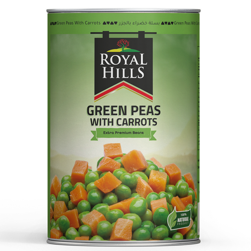 CANNED GREEN PEAS WITH CARROTS
