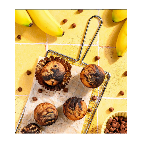 Cravingly Good Banana Chocolate Medley Mini Muffins - Plant Based