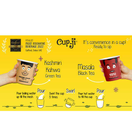 Cup-Ji Ready to Sip Tea Cups - Gulfood 2024