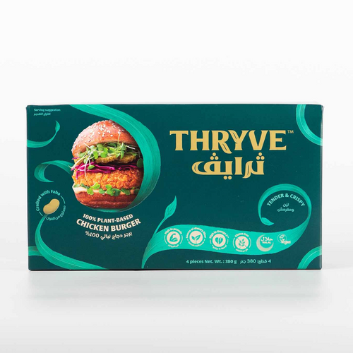 THRYVE 100% Plant-Based Chicken Burger