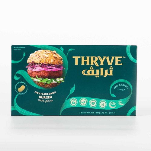 THRYVE 100% Plant-Based Burger