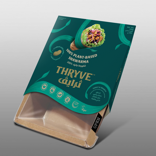 THRYVE 100% Plant-Based Shawarma